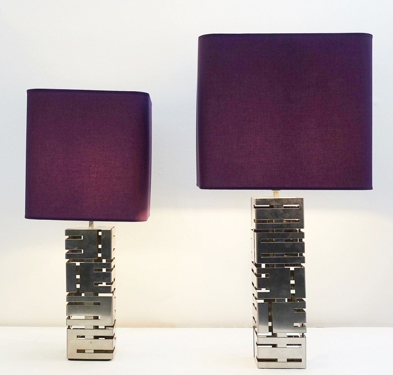 purple lamp shades table lamps
