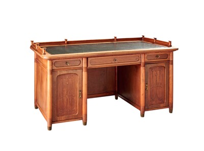 Arts&Crafts desk attributed to Alexander J. KROPHOLLER, Vienna Secession, 1900s