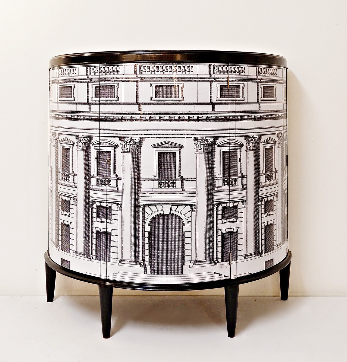 Demi Lune Cabinet Fornasetti Restyled Via Antica Recent Added