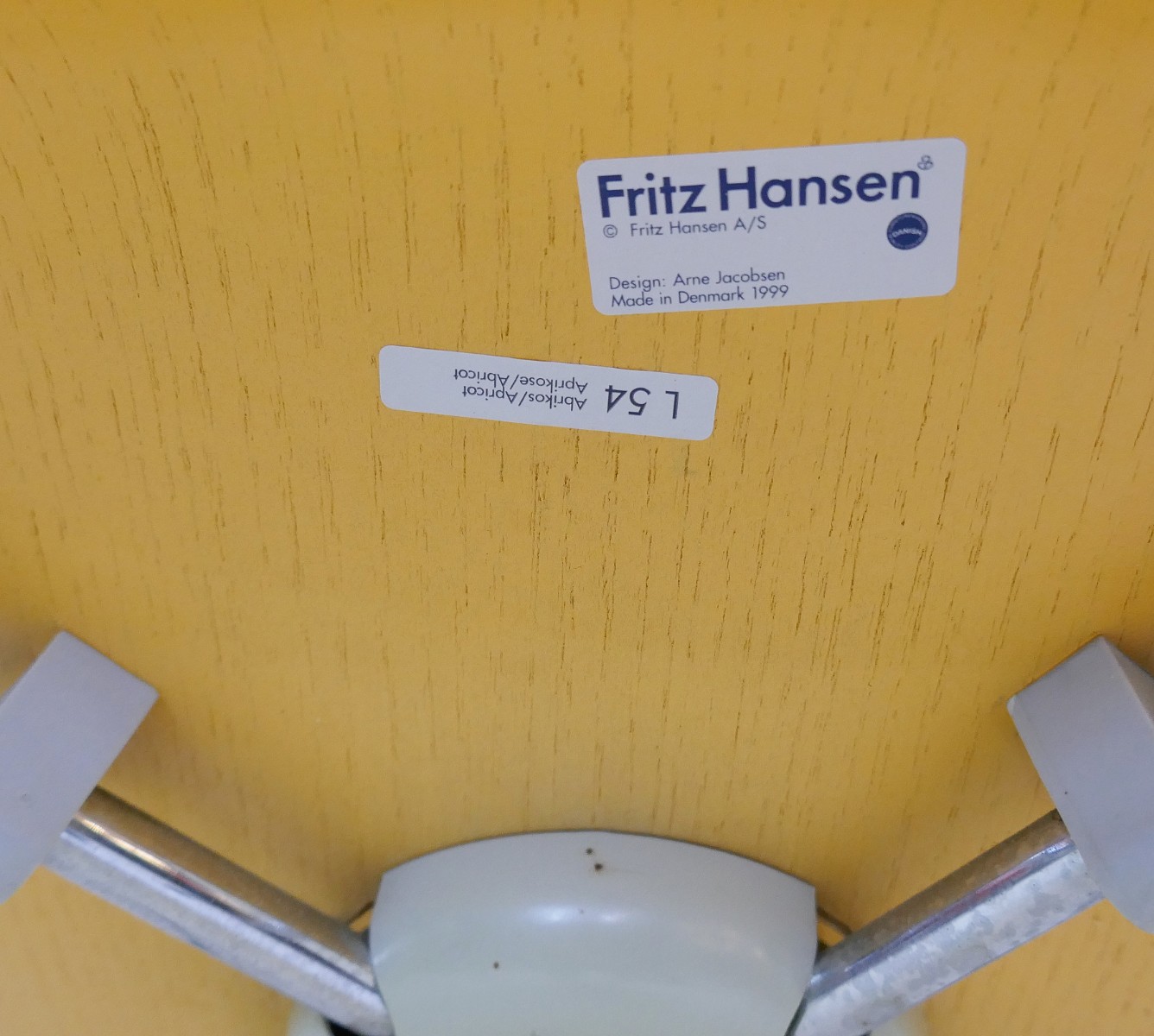 Fritz Hansen Series 7 Side Chair Color Apricot 6 Available Via