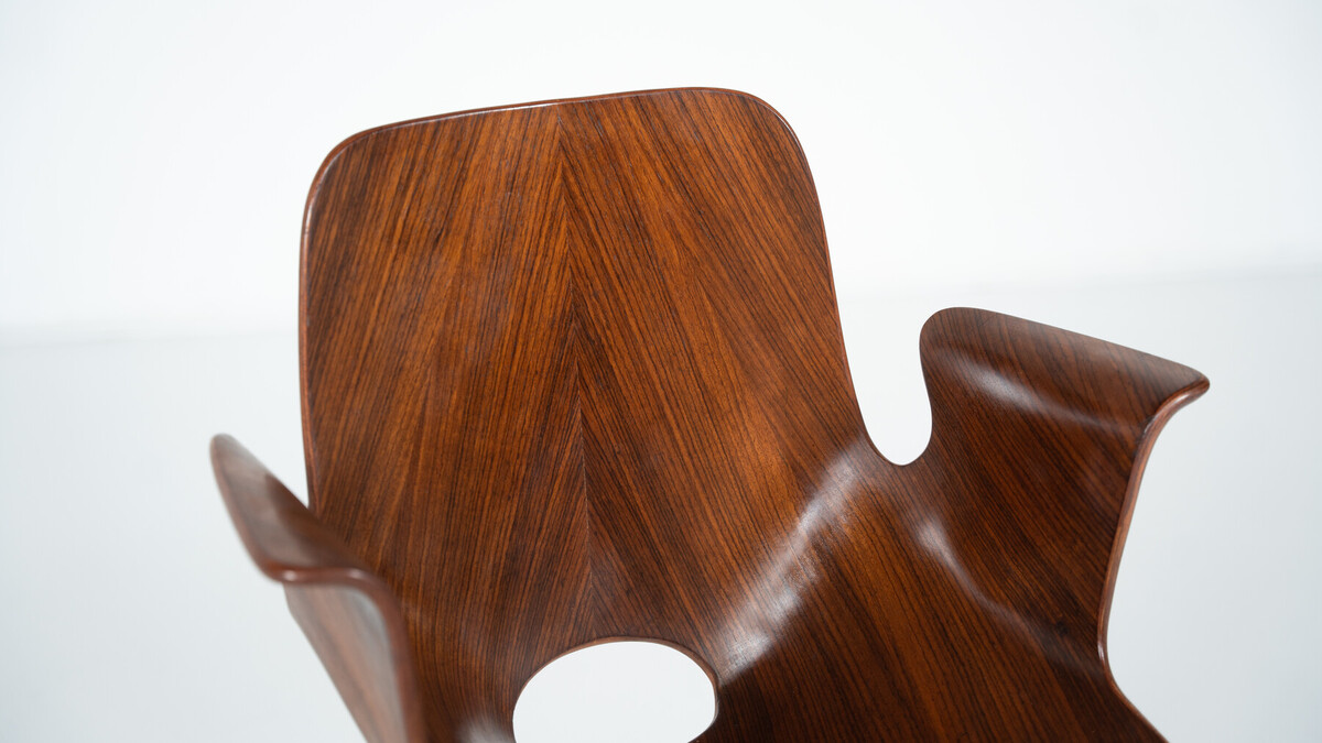 Medea Swivel Desk Chair by Vittorio Nobili for Fratelli Tagliablue, Italy, 1950s