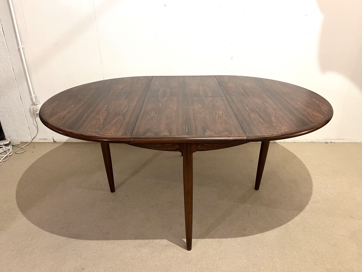 Mid-Century Extendable Wood Dining Table By Niels Otto Möller, Model 15, Denmark, 1960s