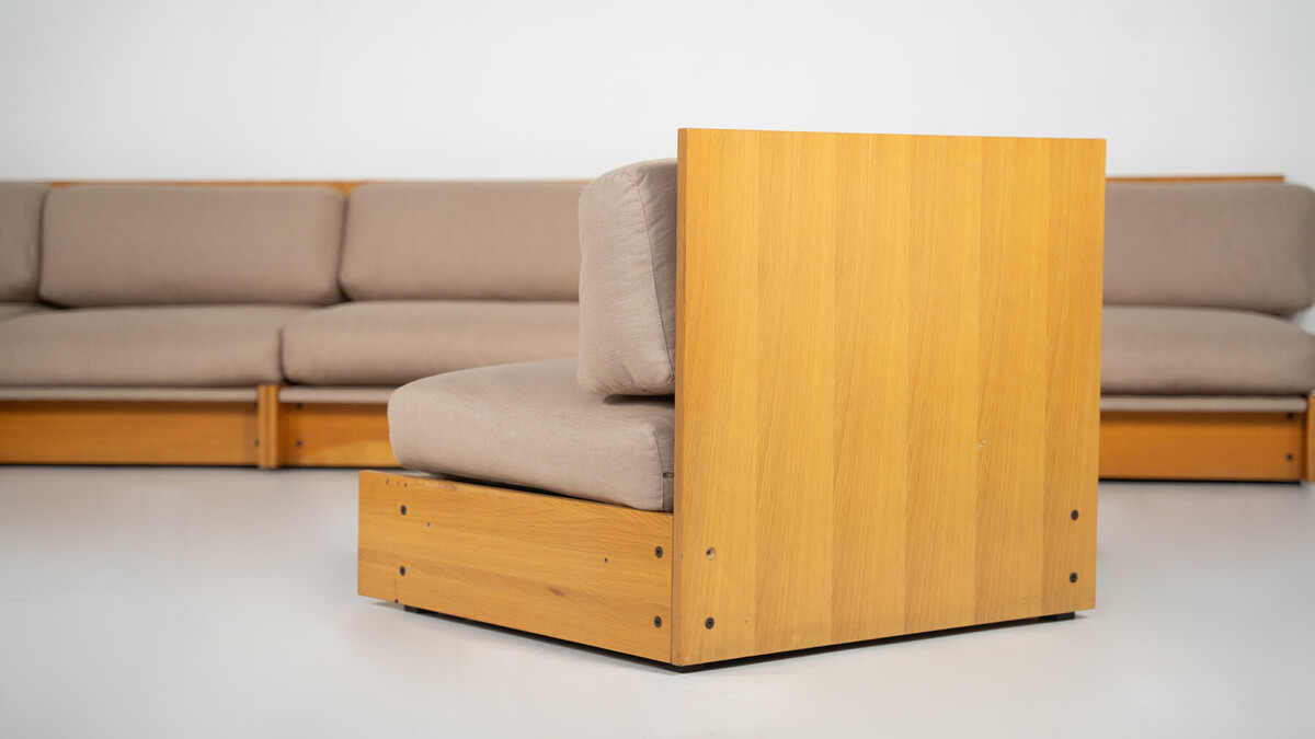 Mid-Century Modern Modular Seating Set, Italy, 1960s - New Upholstery 