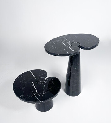 Mid-Century Modern Pair of Side Tables model ''Eros'' by Angelo Mangiarotti for Skipper, Italy