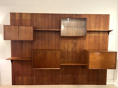 Mid-Century Teak Wall unit by Poul Cadovius, 1960s, multiple available 