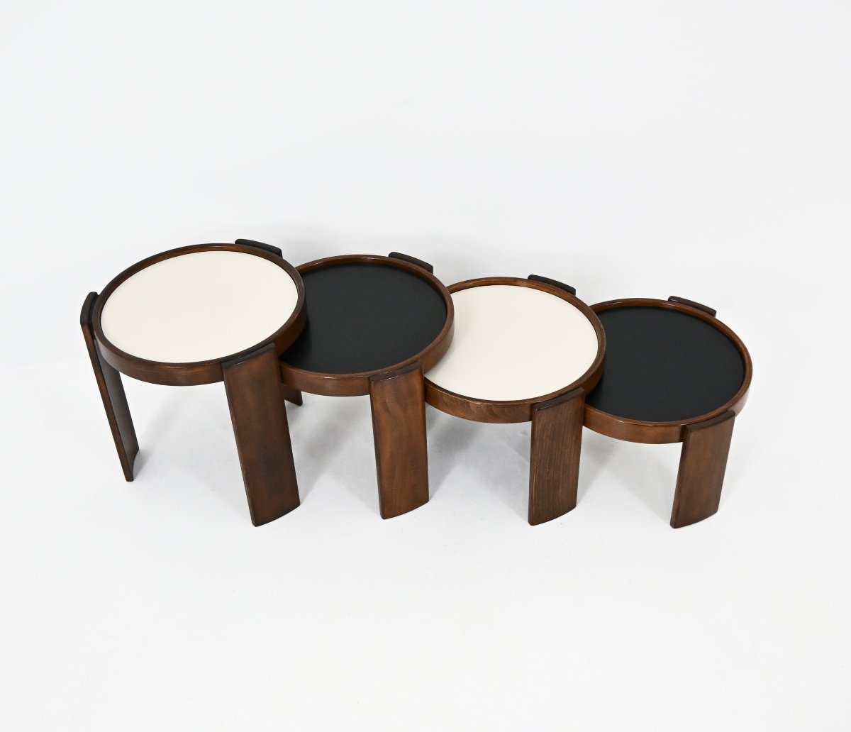 Model 780 Nesting Tables by Gianfranco Frattini for Cassina, 1960s, set of 4