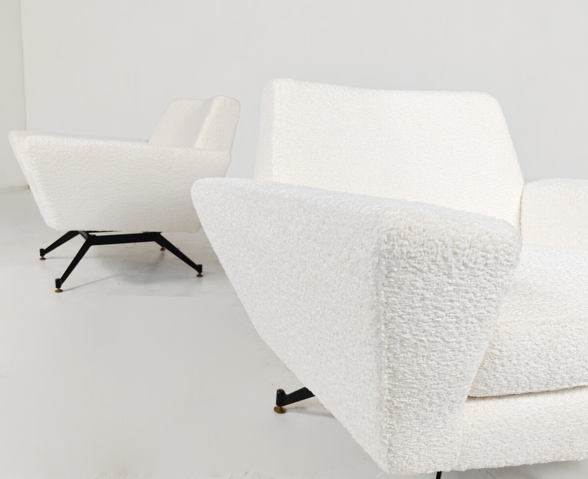 Pair of Armchairs by Studio Tecnico A.P.A, circa 1950