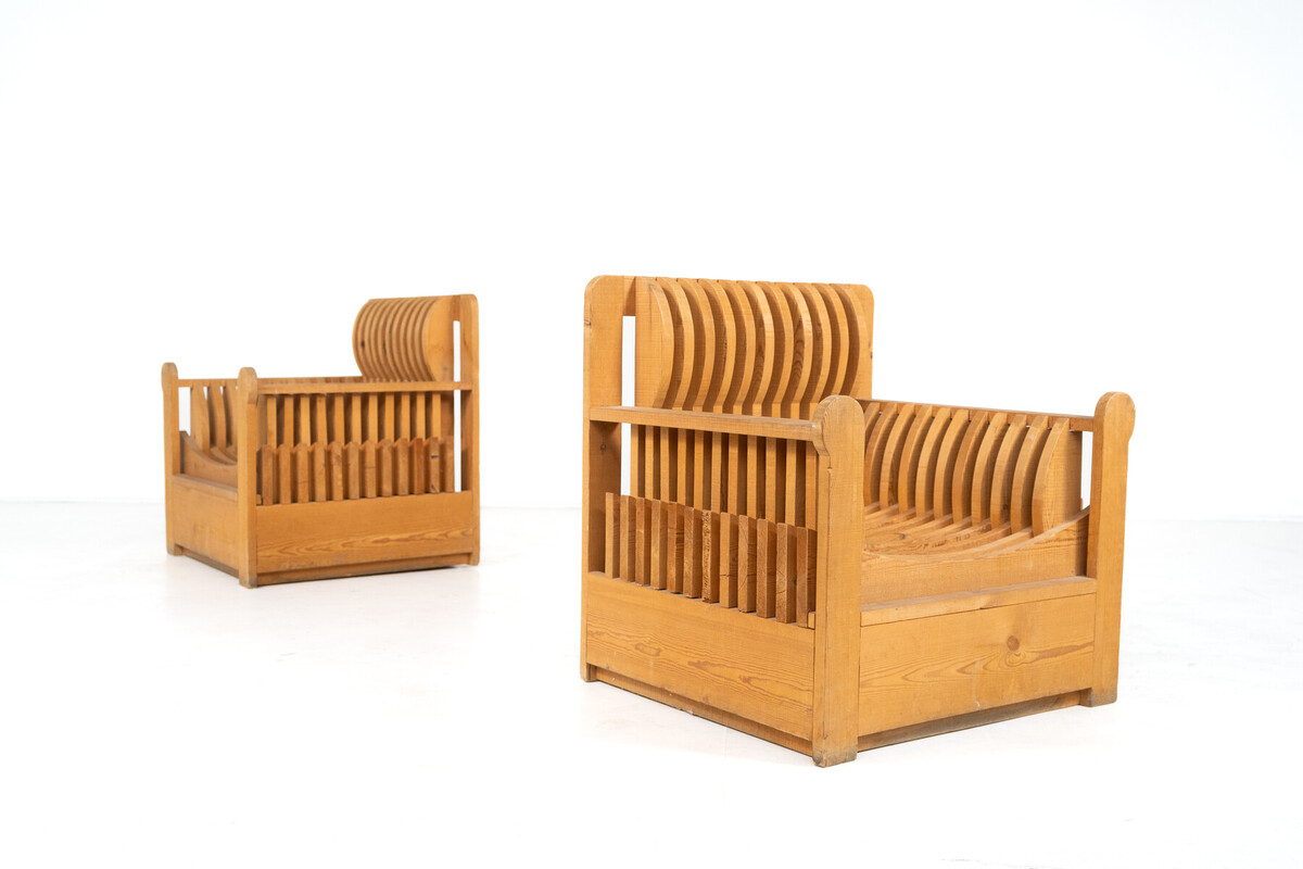 Pair of Armchairs from the 