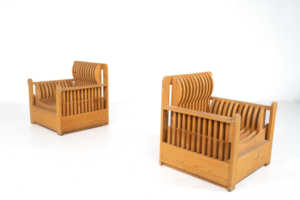 Pair of Armchairs from the 