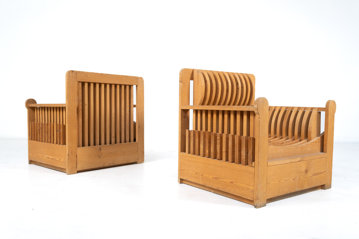Pair of Armchairs from the 