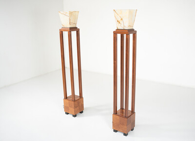 Pair of Ingrid Floor Lamps by Michael Graves for Sawaya and Moroni 