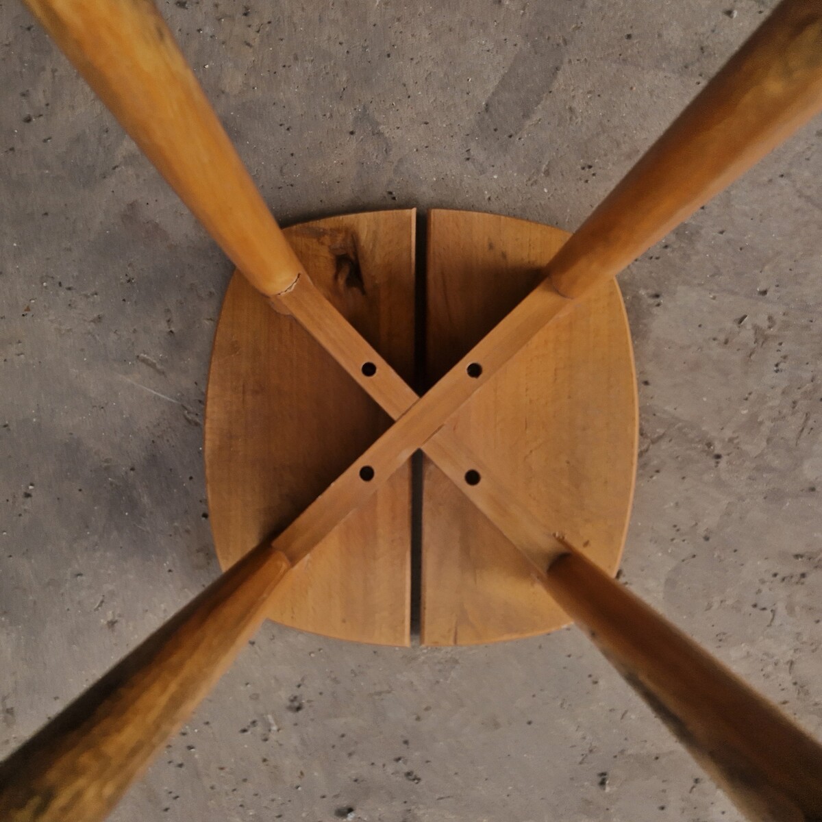 Pair of Reconstruction Style stools by Pierre Gautier-Delaye, 50s, 2 pairs available