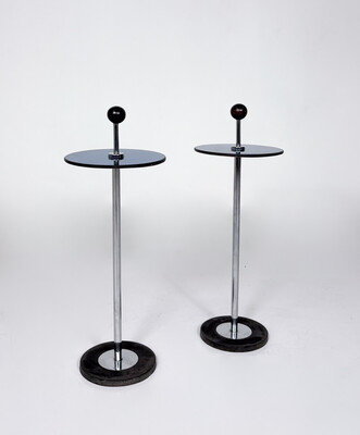 Pair of Side Tables, Italy, 1970s