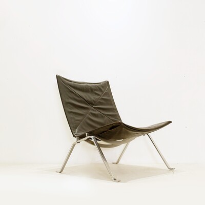 1st Edition PK22 Easy Chair by Poul Kjärholm for E. Kold Christensen