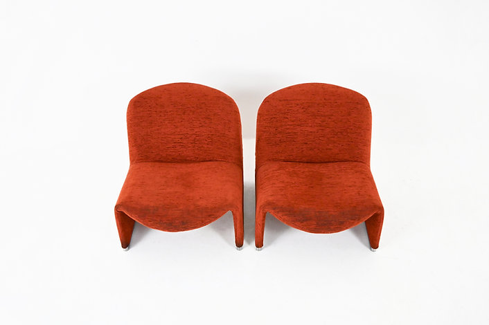 Alky Chairs by Giancarlo Piretti for Anonima Castelli, 1970s, set of 2
