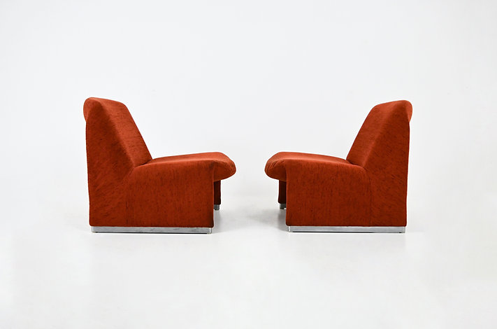 Alky Chairs by Giancarlo Piretti for Anonima Castelli, 1970s, set of 2