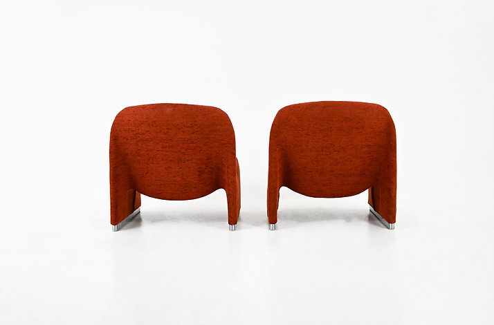 Alky Chairs by Giancarlo Piretti for Anonima Castelli, 1970s, set of 2