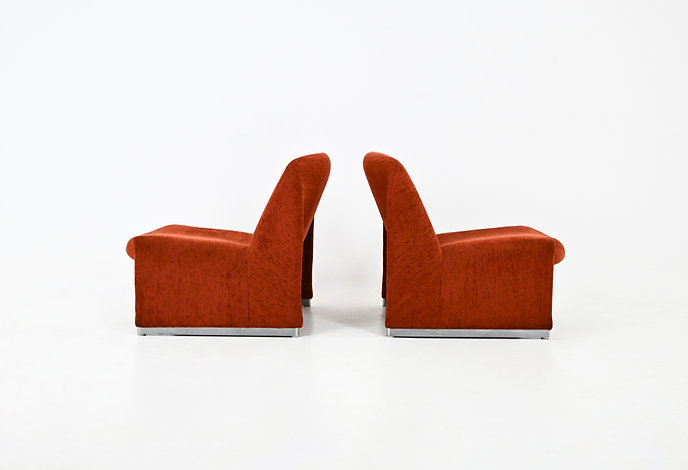 Alky Chairs by Giancarlo Piretti for Anonima Castelli, 1970s, set of 2