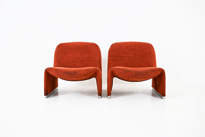 Alky Chairs by Giancarlo Piretti for Anonima Castelli, 1970s, set of 2