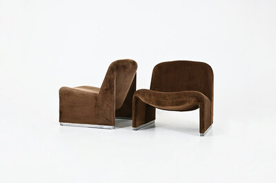 Alky Chairs by Giancarlo Piretti for Anonima Castelli, 1970s, set of 2