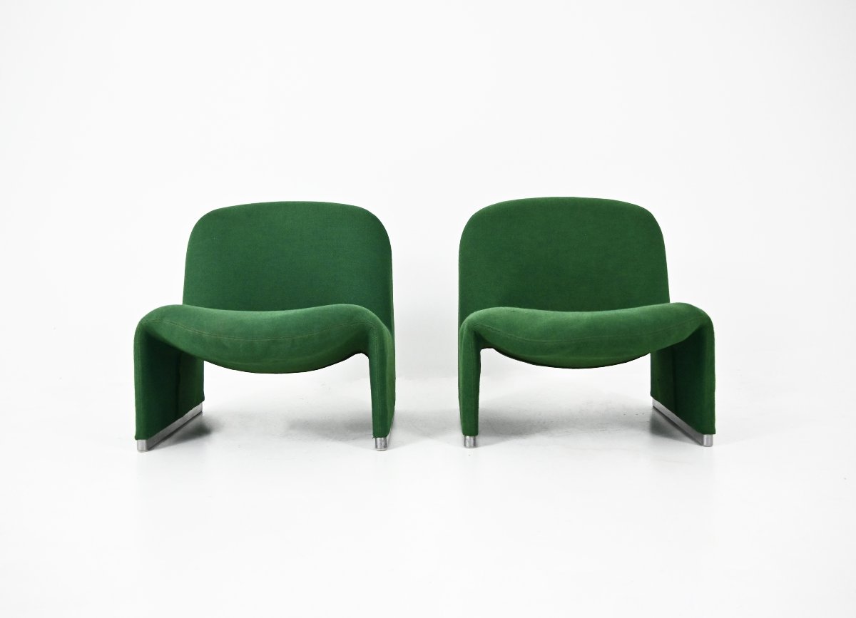 Alky Chairs by Giancarlo Piretti for Anonima Castelli, 1970s, set of 2