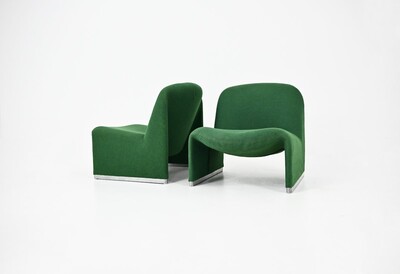 Alky Chairs by Giancarlo Piretti for Anonima Castelli, 1970s, set of 2