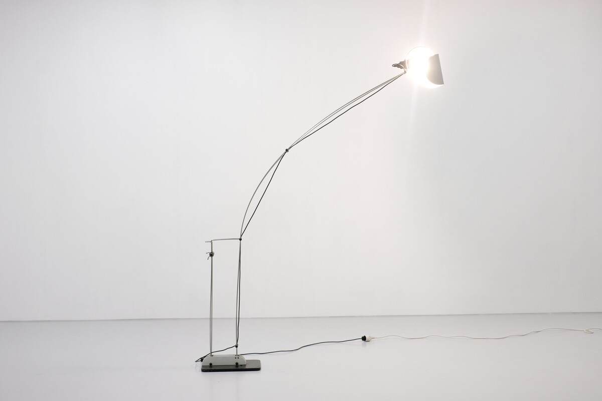 Arched floor lamp by Pas d'Urbino & Lomazzi for Guzzini-1970s