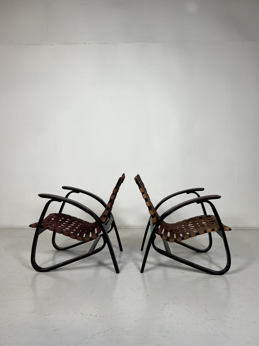 Armchairs By Jan Vanek, Czech Republic, 1930s