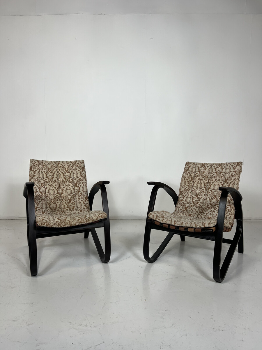 Armchairs By Jan Vanek, Czech Republic, 1930s