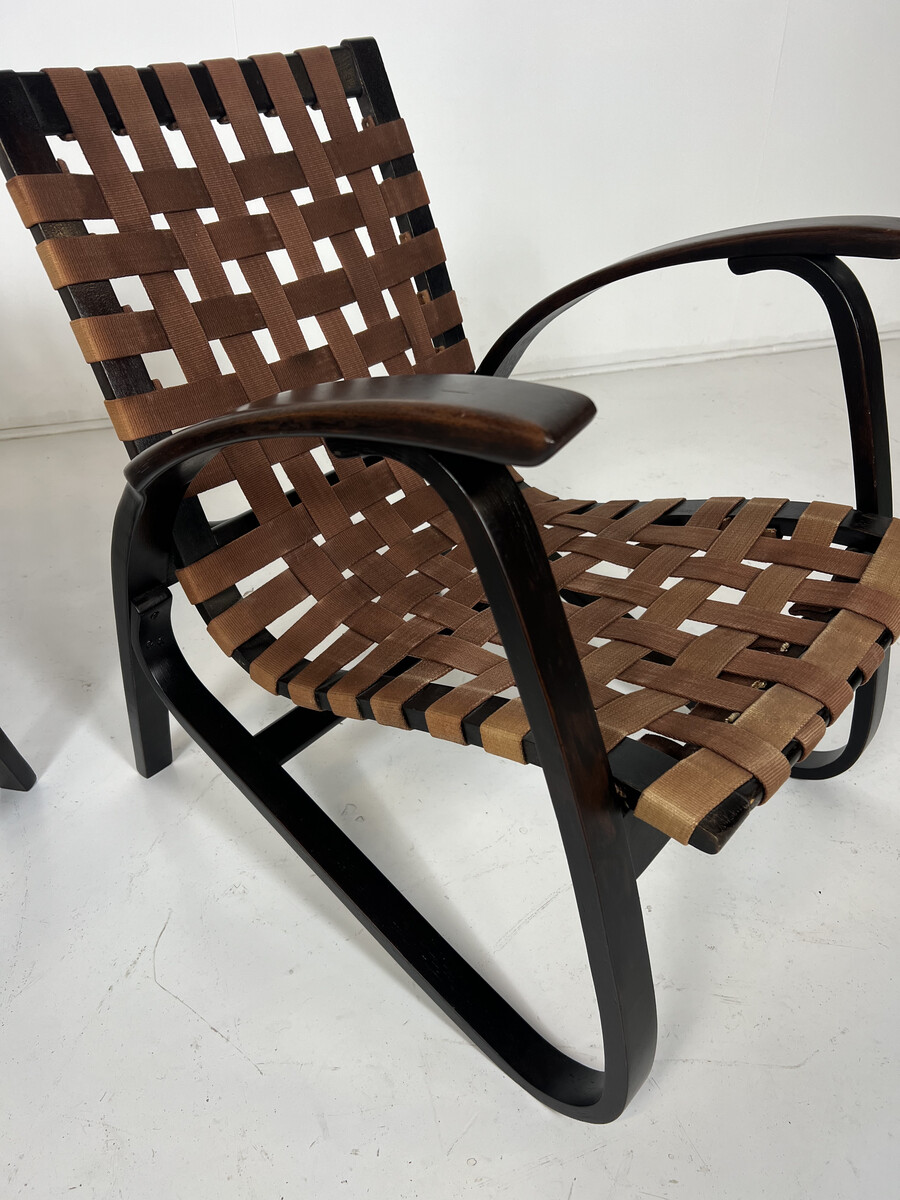 Armchairs By Jan Vanek, Czech Republic, 1930s
