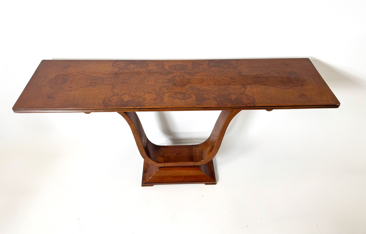 Art Deco Wooden Console