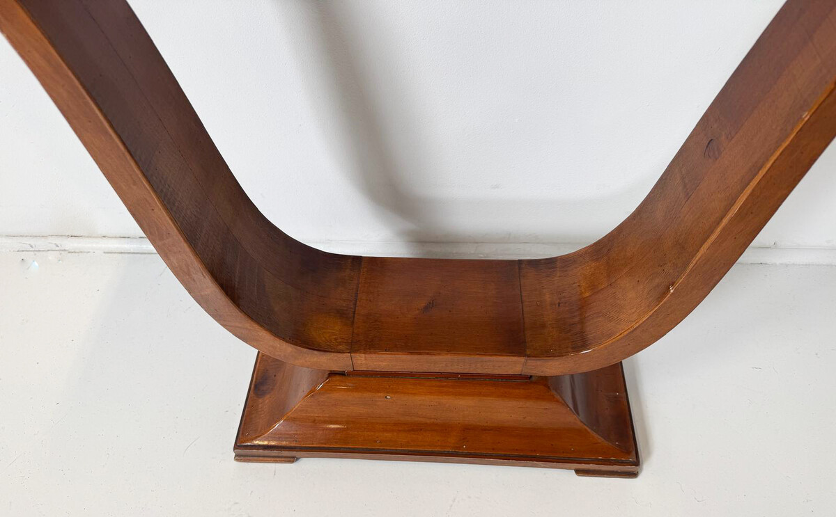 Art Deco Wooden Console