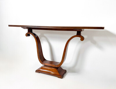 Art Deco Wooden Console