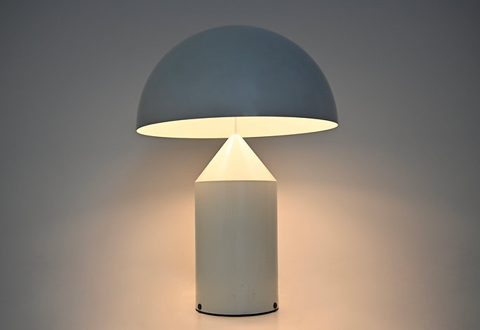 Atollo Table Lamp by Vico Magistretti for Oluce, 1977, 1st edition