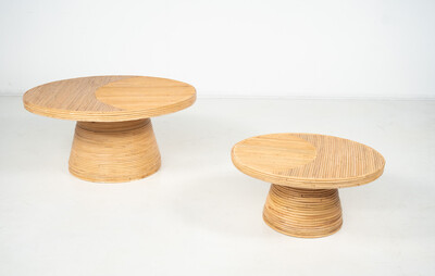 Bamboo Side Table, Italy - 2 Available