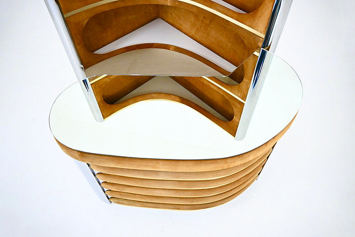 Bar set in the style of Willy Rizzo, 1970s
