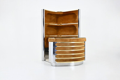Bar set in the style of Willy Rizzo, 1970s