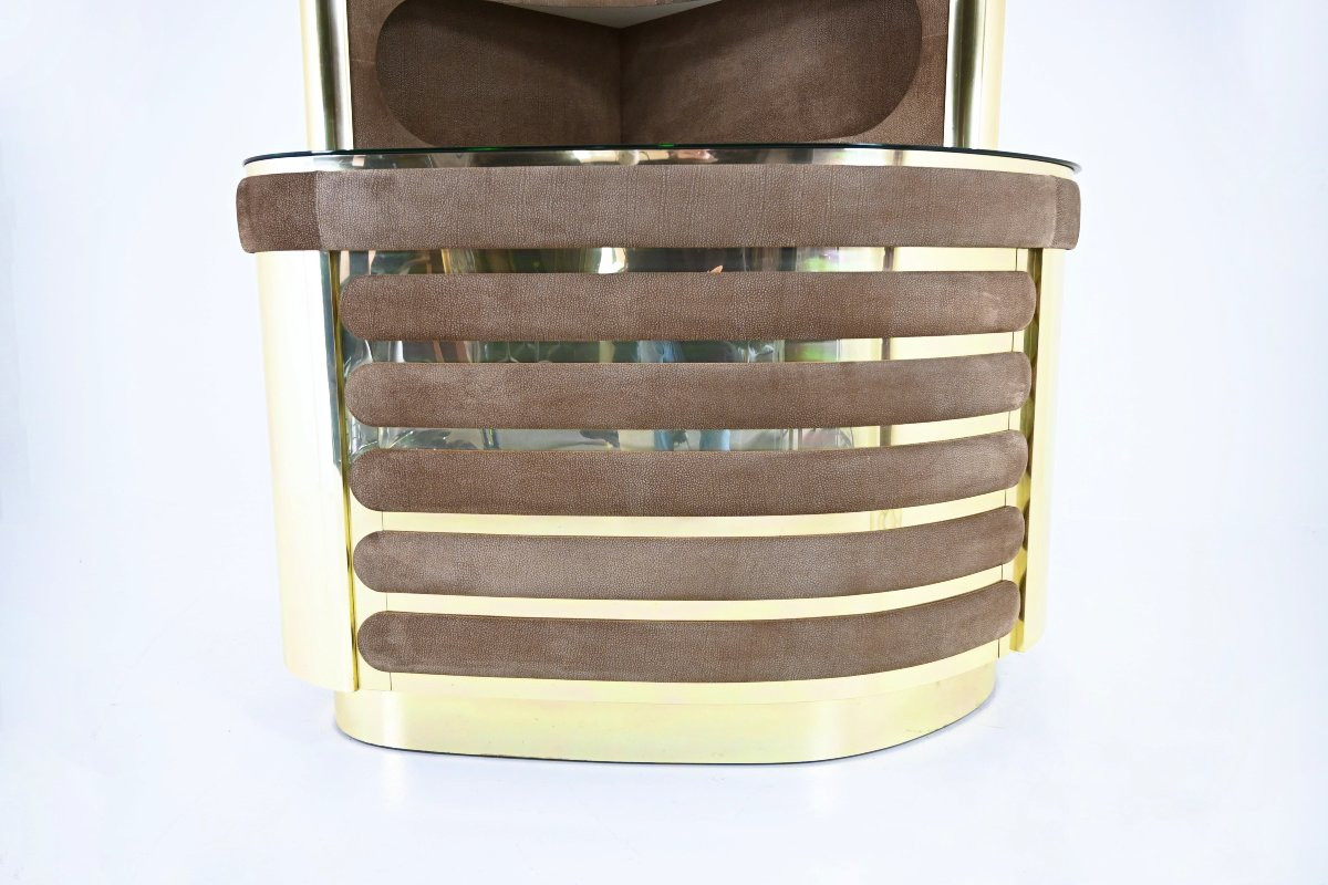 Bar set in the style of Willy Rizzo, 1970s