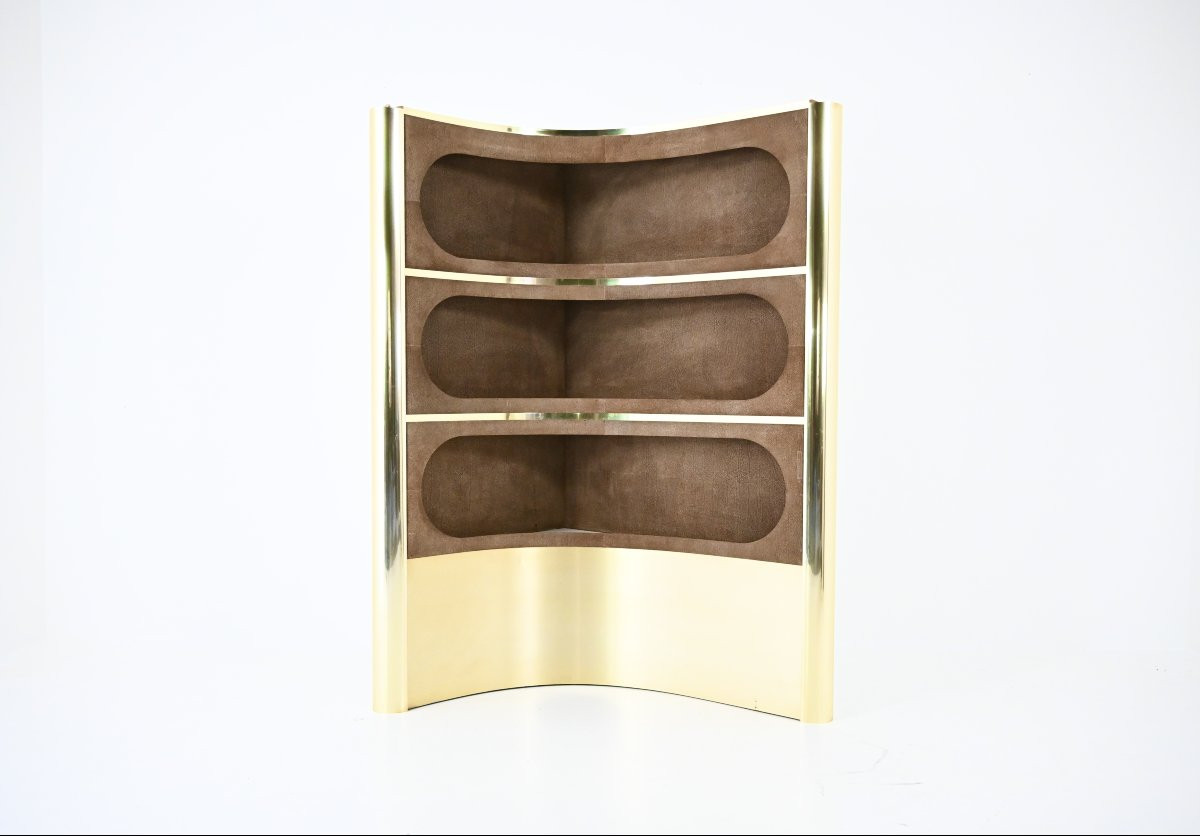 Bar set in the style of Willy Rizzo, 1970s