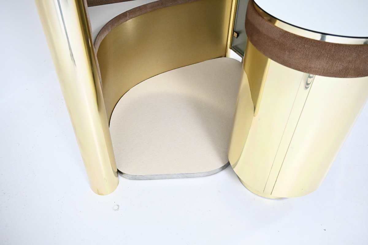 Bar set in the style of Willy Rizzo, 1970s