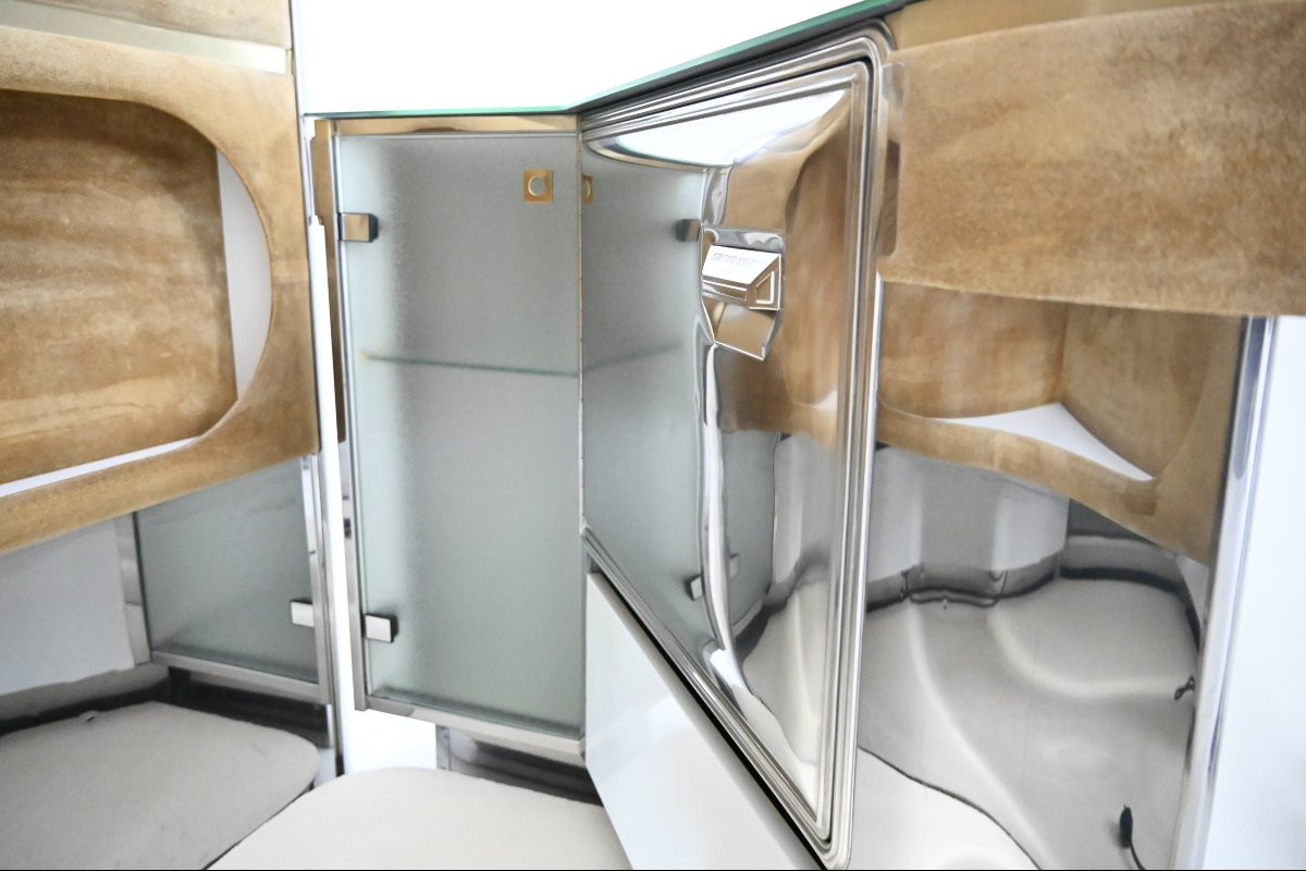 Bar set in the style of Willy Rizzo, 1970s