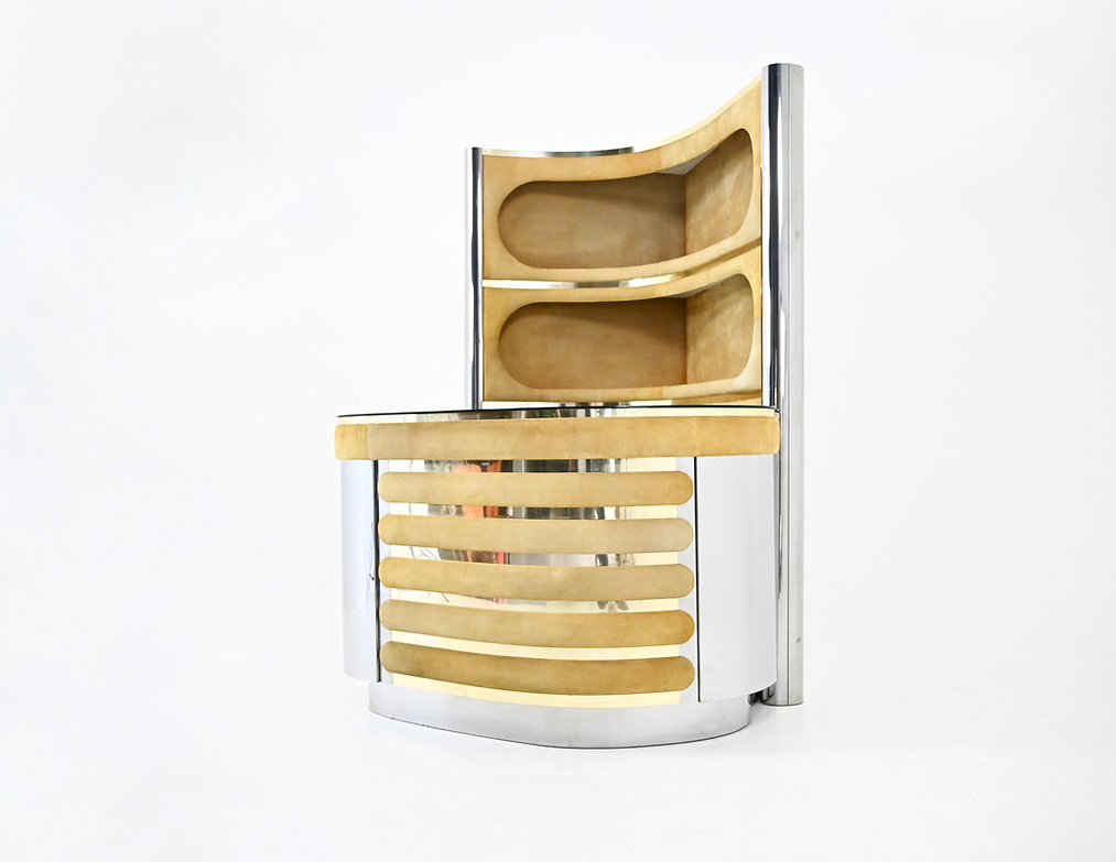 Bar set in the style of Willy Rizzo, 1970s