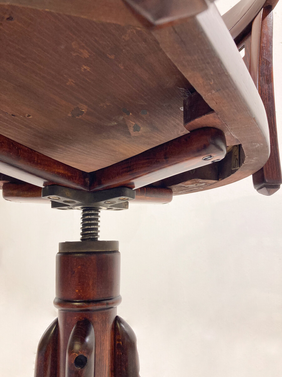 Bentwood Office Chair by Thonet, 1930s