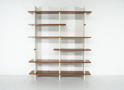 Bookshelf model 'Domino' by Eugenio Gerli for Tecno Milano -1966