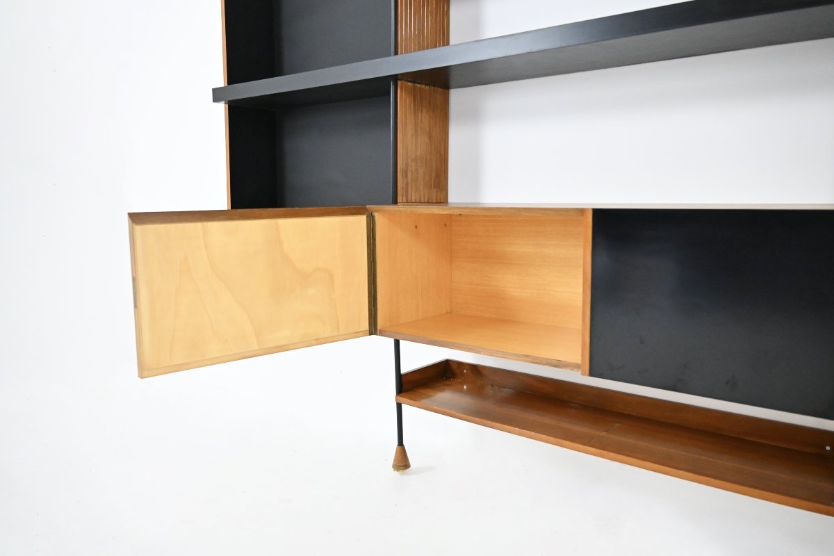Bookshelves by Luigi Fornasari, Italy, 1950s