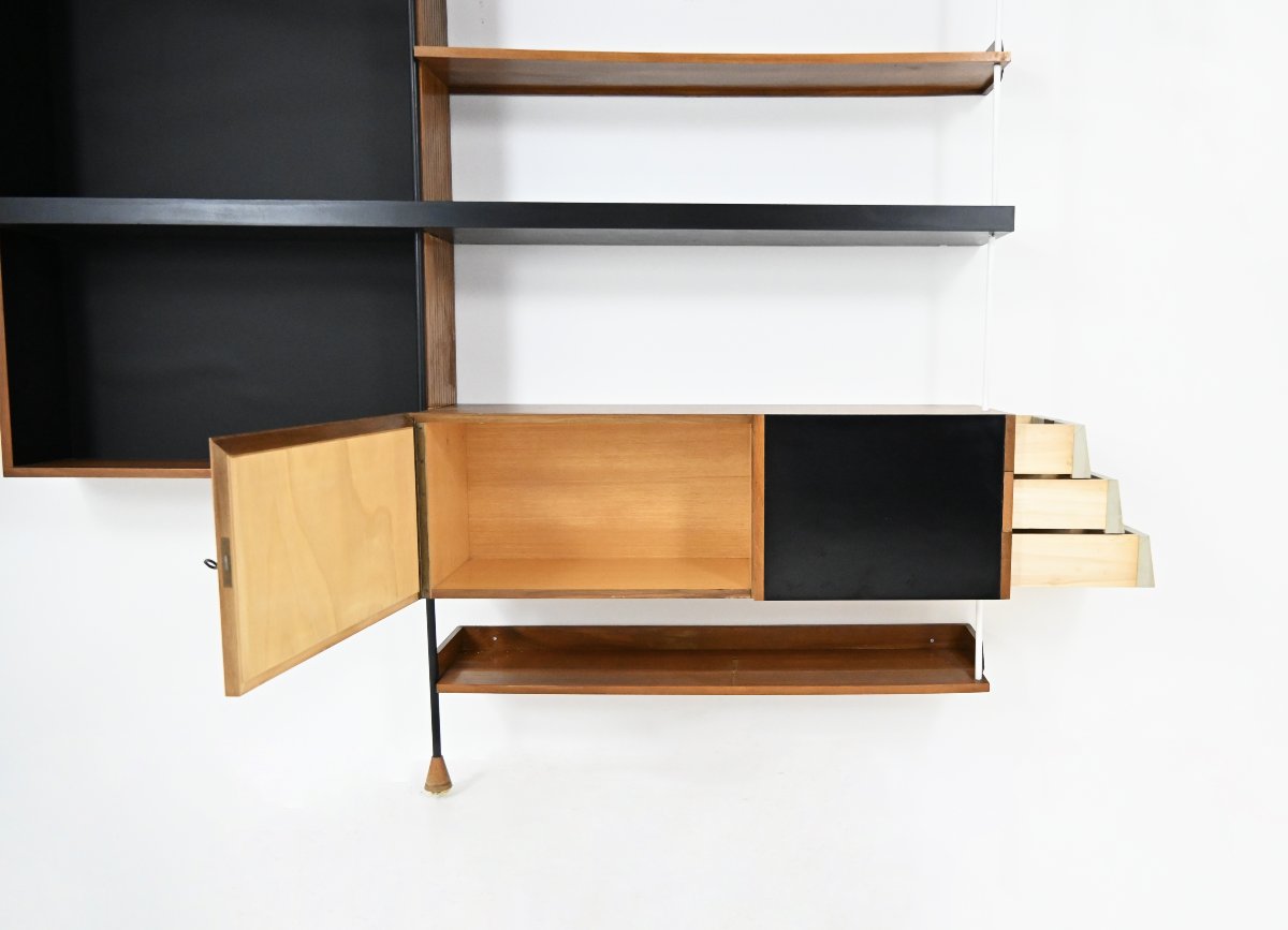 Bookshelves by Luigi Fornasari, Italy, 1950s