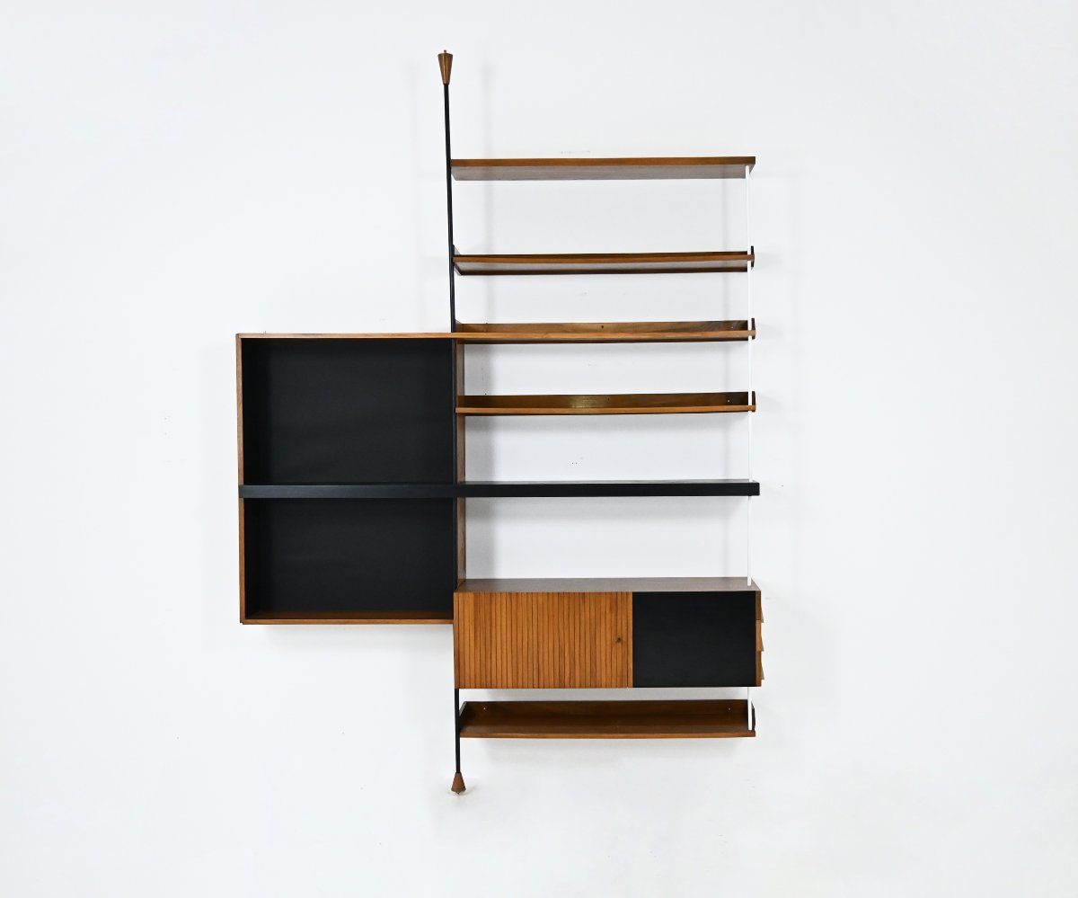 Bookshelves by Luigi Fornasari, Italy, 1950s