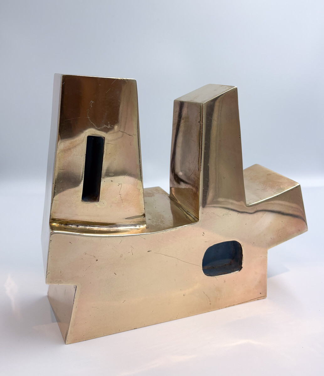 Brass Sculpture attributed to Parvine Curie