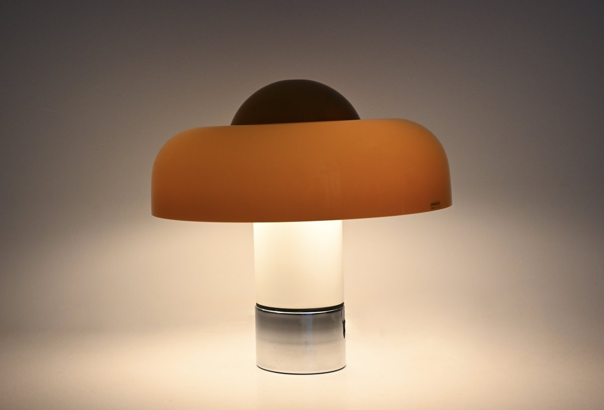 Brumbry Table Lamp by Luigi Massoni for Harveiluce iGuzzini, 1970s
