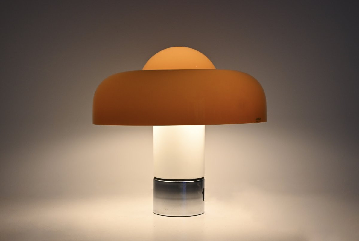 Brumbry Table Lamp by Luigi Massoni for Harveiluce iGuzzini, 1970s